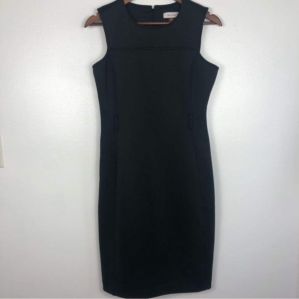 Calvin Klein Sleeveless Sheath Dress Size 8